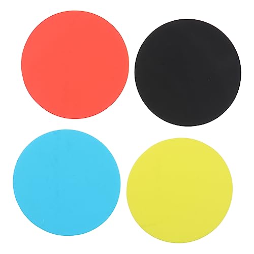 Garneck 4pcs Non Slip Silicone Bottle Opener Pads Easy Clean Kitchen Gadgets for Jars Bottles and Cans Elegant Design for Home and Restaurants