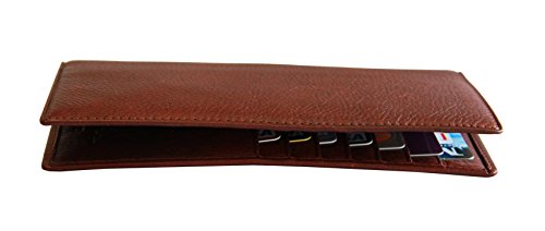 RFID Men's Coat Pocket Wallet, Brandy, One Size2