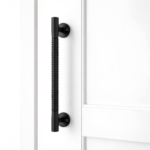 Image of VOLO Main Door Pull Push Handle for Main Entry | Interior Exterior Use | Modern Home Office Door Hardware Pull Handle | (Black, 12 Inch (300MM), Pack of 1 Piece (K-59))