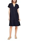 Standard s.Oliver BLACK LABEL Damen Stufenkleid aus Modalmix dark navy 46