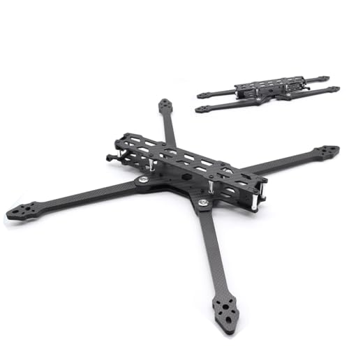 LiftChuang Drone Frame 5.8g 1.6W LX10 V2 10inch Fold Carbon Fiber Frame Wheelbase 405mm Thickness Arm 7.0mm for 3115 motor FPV Quadcopter