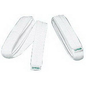 Bard Deluxe White Polyester Leg Bag Strap, 24 x 3/4, Compatible with Passenger Car, Van, Motorcycle