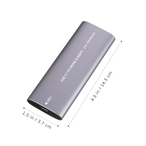 Boîtier SSD externe USB C de 10gbps TOPBATHY compatible avec téléviseur et ordinateur