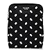 kate spade new york Insulated Snack Bag Keeper with Zipper, Reusable Thermal Sandwich Bag Holders for Lunch Bag (Almond Dot)