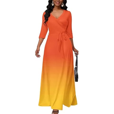AOMONI Gradient Maxi Dress Cover