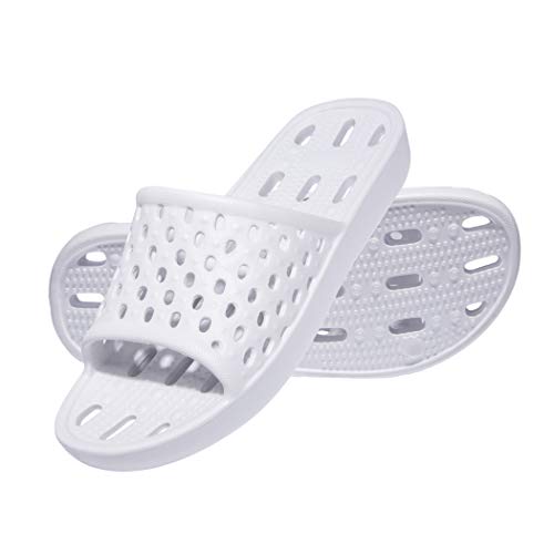 Image of WOTTE Shower Sandals Women Quick Drying Bath Slippers Non Slip Dorm Shoes
