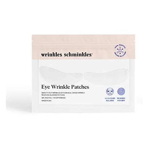 Eye Wrinkle Pads - Made in USA - Reduce Dark Bags Under Eyes, Crows Feet & Puffiness Overnight with 100% Medical Grade Silicone Pads (1 Pair) Cover