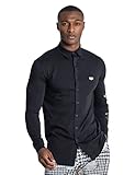Slim fit; Plain style; Stretch cotton jersey; Shiny gold GK medal; Botanic Affair print; Gold signature embroidery; Classic collar; Front button fastening; Long sleeves; Adjustable cuffs; Curved hem