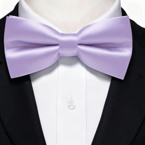 Image of YourTies Bow Ties for Men Pre-Tied Adjustable Bow Tie Coloful Satin Bowtie