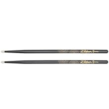 Limited Edition - Collect all four designs! New black Chroma 5A Nylon Tip with Z Custom artwork Classic stick choice for beginner drummers and professionals Nylon tip for slightly brighter, focused sound Crafted from premium USA Hickory in Newport, M...