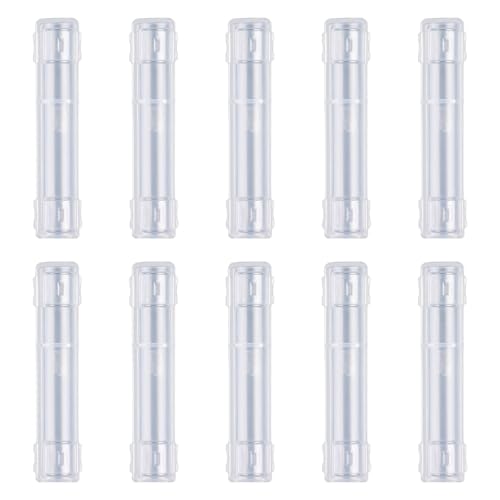 JUYAXIN 10個/セット メイクブラシカバー メイクブラシプロテクター コスメティックブラシホルダー 再利用可能なメイクブラシオーガナイザーケース