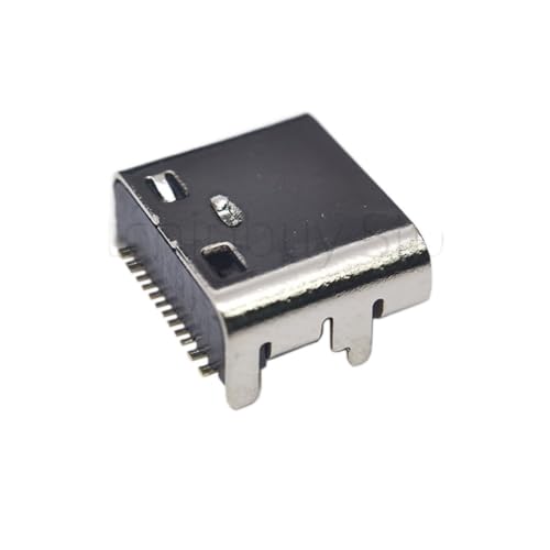 Conector Tipo C 16 pines jack hembra SMT USB repuesto carga rápida 5 uds