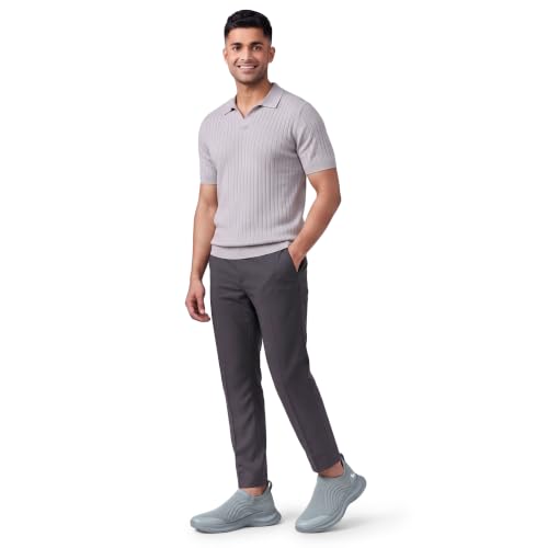 Image of Neeman's Curve Knit Slip On Shoes for Men | Casual Slip On Shoes | Lightweight Walking Shoes | Breathable Knit Upper | Comfortable Cushioned Shoes | Stretch Fit | EVA Sole with Grip