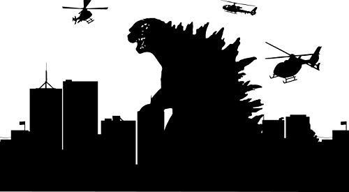 Godzilla Attacking The City Wall Decal Sticker...
