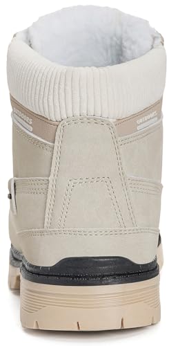Image of Eagsouni Mens Womens Winter Snow Boots | Outdoor Boots For Daily Walking Hiking Trekking Climbing,Unisex Warm Lined,Rubber Sole,Anti Slip,Waterproof