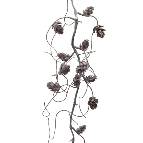 CREATIV green künstliche Zapfengirlande 120cm I weihnachtliche...