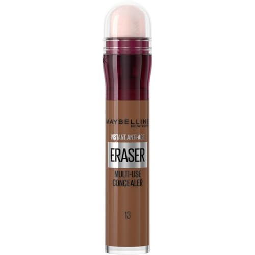 Maybelline - Correttore istantaneo anti-age per occhiaie e imperfezioni, formula ultra sfumabile, 13 Cocoa