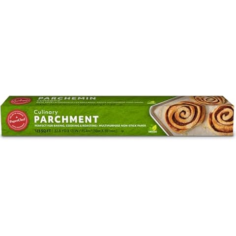 PaperChef Culinary Parchment Multipurpose Non-Stick Paper, 123 sq ft Cover