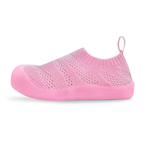 Image of JAN & JUL Slip-on Knit Shoes, Machine Washable and Lightweight Sneakers for Toddler Boys and Girls