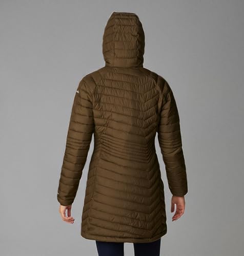 Image of Columbia Women Solid Powder Lite Mid Jacket Hoodie