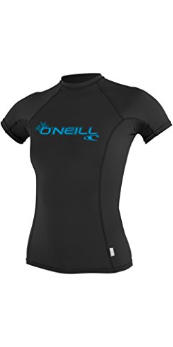 O'Neill Maglia da Snorkeling da Donna Wms Basic Skins S/S Crew, con Protezione...