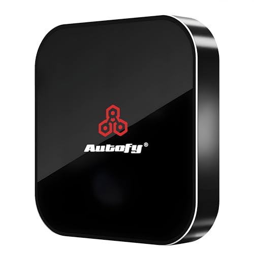 Image of Autofy CP2D Wireless Apple CarPlay Android Auto Adapter with YouTube Netflix JioCinema Apps Fast Connect & Auto Reconnect -Works Only with Cars Having Wired CarPlay