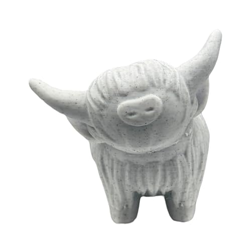 Highland Cow Ring Holder 3D Printed Farmhouse Jewelry Decor