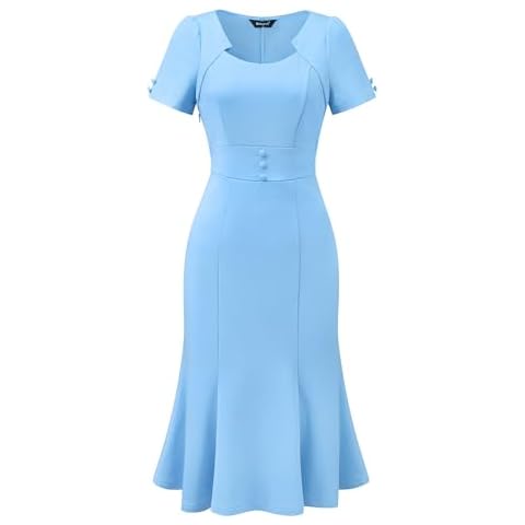 Allegra K Elegant Sheath Dress Cover