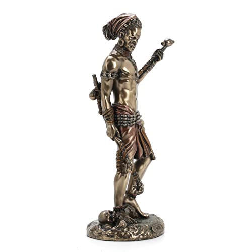 Estatua de Eshu Diseño Veronese 8.5 pulg Bronze miniatura 4