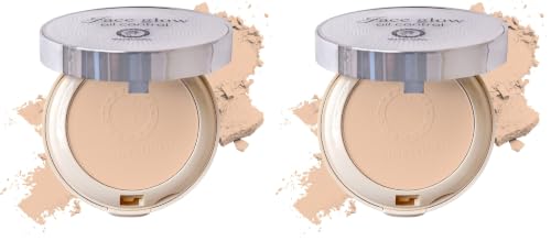 Image of Colors Queen Oil Control Compact Powder | Lightweight Face Compact for Women with SPF-15 to Protect Skin from UV Rays | Pore Minimizing, Easily Blends Pressed Powder for All Skin Types (03 - Golden Beige, 20g)
