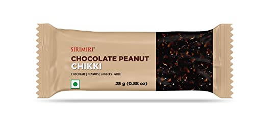 Image of SIRIMIRI Chocolate Peanut Chikki - Made With Pure Jaggery 800G (32N x 25G)