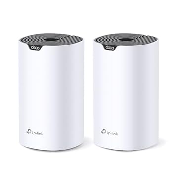 Kit Roteador Mesh AC1900 TP-Link Deco S7(2-pack), Dual Band 2.4/5 GHz, Conecte até 100+ Dispositivos, Cobertura de até 360M², 3 Portas Gigabit Ethernet, Funciona com Amazon Alexa, Controle dos Pais