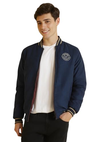Image of Allen Solly Men's Polyester Standard Length A-Line Coat