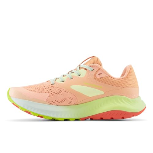 Image of New Balance Women's DynaSoft Nitrel V5 Trail Running Shoe, Guava Ice /Hazy Peach /Limelight, 12 XW