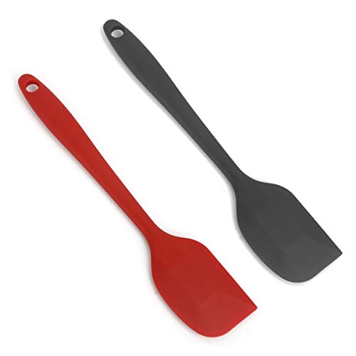 LOCAL LION Siliconen spatel set keukengerei voor het koken van bakken en mengen niet-stick en hittebestendig vaatwasmachinebestendig bakvormen Set van 2