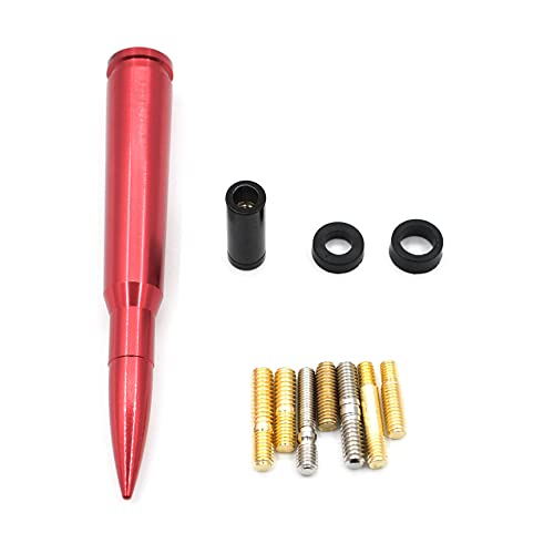 Image of 5.5 Car Truck Short Bullet Antenna Replacement for Ford F150 F250 F350 Dodge Ram 1500 2500 GM Chevy Chevrolet Silverado 1500 2500 3500 Toyota Tundra GMC Sierra 1500 2500 3500 Vehicle Car Antenna