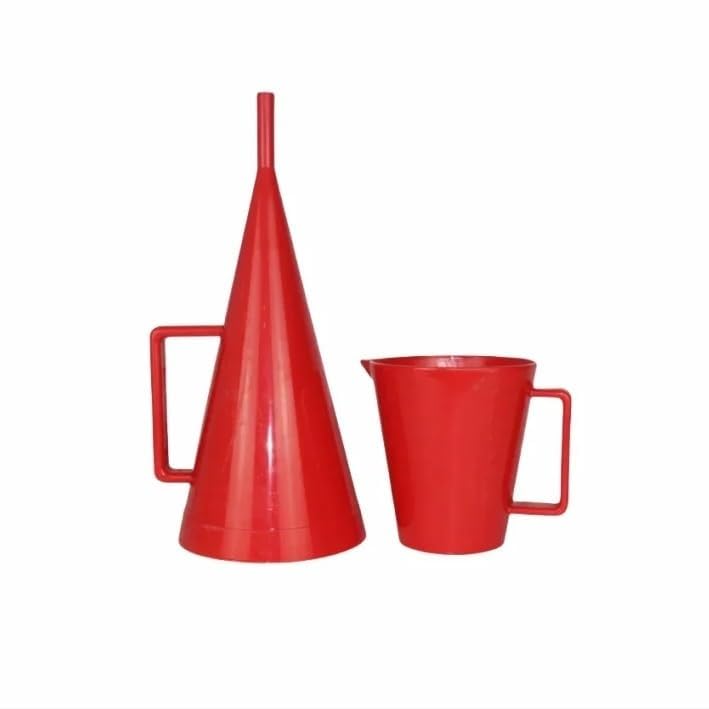 Plastic Marsh Funnel Viscometer Marsh Mud Petroleum Drilling Fluid Stop Watch 946ml Test Detector Set