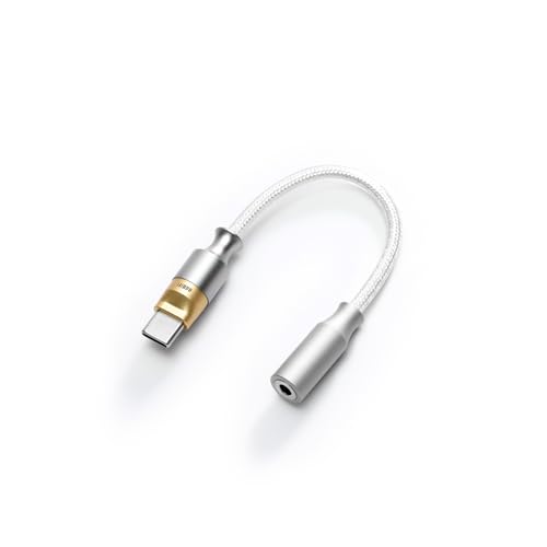 DD ddHiFi TC35CM2 USB-C - 3.5mm ハイレゾDAC & AMPケーブル ハイファイ・ロスレス・デコーディング・アダプター・ケーブル、最大PCM 32bit/384kHz