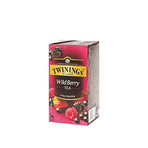 Image of Twinings Wild Berry Tea (Imported) - 25 Tea Bags, 50g