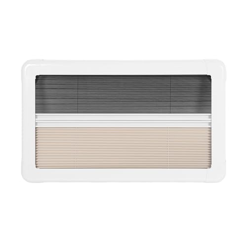Aramox Stores de Fenêtre de Caravane, écran de Stores D'ombrage Intérieur de Fenêtres de Camping-Car de 28x16 Pouces pour Fenêtre de Camping-Car de...