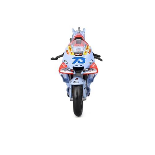 Modelo de Motocicleta Diecast 1:18 Alex Marquez HTLNUZD miniatura 2