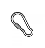 MOSQUETON BOMBERO ZINCADO CON SEGURO 6CMX Ø6MM