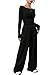 DURINM Zweiteiler Damen Elegant Tracksuit Hausanzug Kuschelig mit Rundhals Langarm Oberteil und Weiter Hose Elegant Hausanzug Lässiger Trainingsanzug Loungewear Set