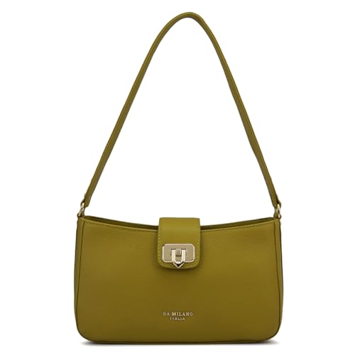 Image of Da Milano Small Leather Shoulder Bag (LB-OR-3023)
