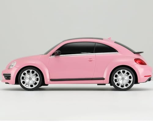 Image of Play Boy 1:32 V Beetle Model Diecast Metal Alloy Pullback Toy Vehicle with Openable Doors Light and Music Car for Kids (Multicolor)