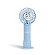 OTL Technologies Tragbarer Handventilator, Blau, mit wiederaufladbarem Akku, Blau