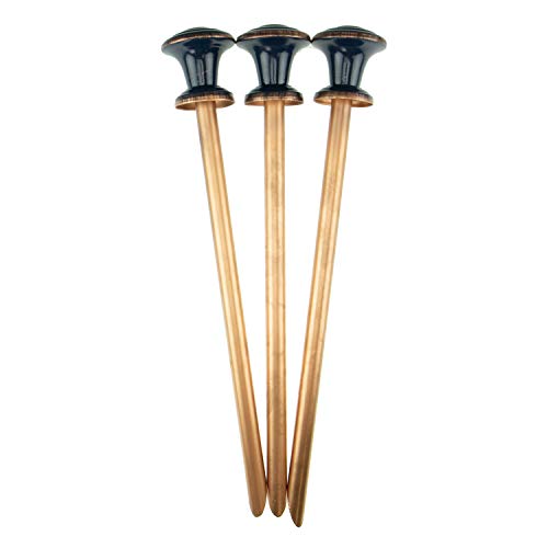 CLEVER GARDEN Heavy Duty Decorative Hose Guide - Knob, 3 Pack