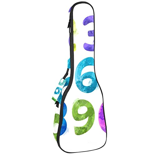 Housse pour ukulélé avec chiffres aquarelle – Pour ukulélé ténor soprano – 58,4 cm – 10 mm d’épaisseur – Rembourrée… - Les Beatles, Paul McCartney, John Lennon, RIngo Starr, George Harrison Housse pour ukulélé avec chiffres aquarelle - Pour ukulélé ténor soprano - 58,4 cm - 10 mm d'épaisseur - Rembourrée…
