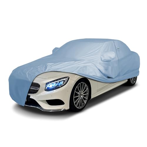 Image of iCarCover Premium Car Cover for 2017-2021 Mercedes-Benz S-Class Convertible Heavy Duty Waterproof All-Weather Automobiles Custom Fit Indoor Outdoor UV Snow Protection Covers with Straps and Bag