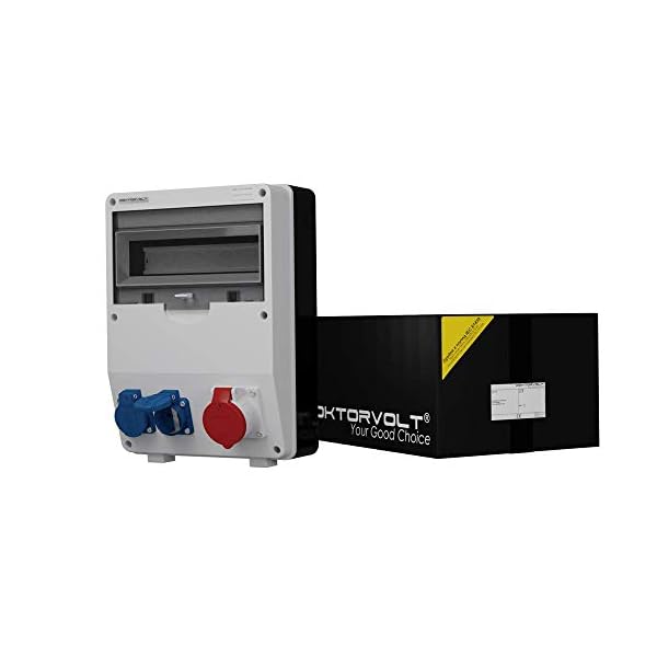 Stromverteiler TD mit 2x230V 1x16A CEE Mennekes Steckdosen Baustromverteiler Wandverteiler Steckdosenverteiler…